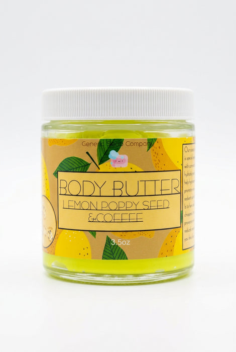 Lemon Poppyseed & Coffee Extract Body Butter